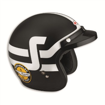 SCRAMBLER DUCATI bukósisak - Short Track jet helmet black
