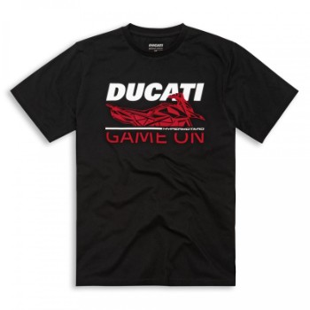 DUCATI t-shirt - GAME ON BLACK