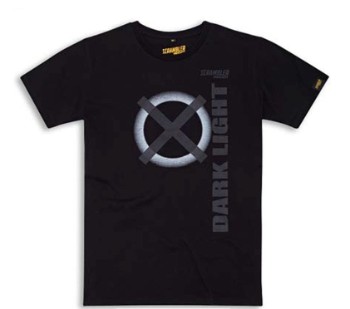 DUCATI t-shirt - DARK LIGHT SCR T-SHIRT BLACK