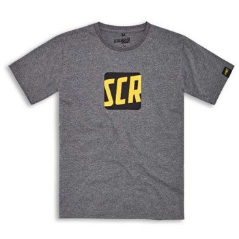 DUCATI t-shirt - SCR ICON GREY T-SHIRT