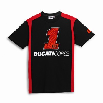 DUCATI T-shirt - T-SHIRT PB#1 BLACK LINE
