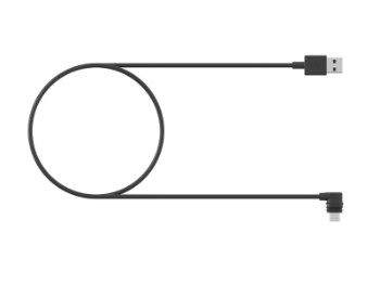 EGYÉB tartalék kábel - Quad Lock® Weatherproof Wireless Charging Head USB Cable - Right Angle